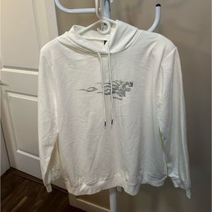 White hoodie from Shein, size is XXL
